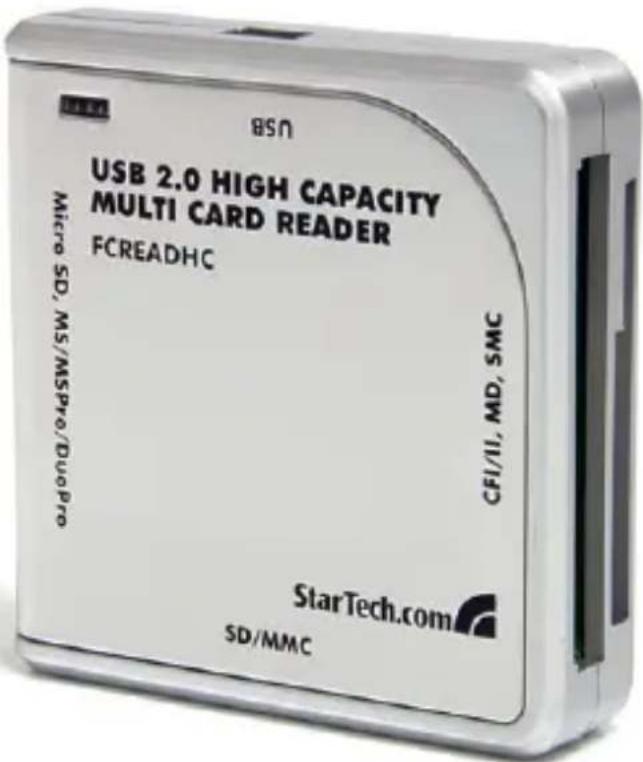 StarTech.com FCREADHC - Lecteur carte mémoire multimédia haute capacité USB 2.0 - 1