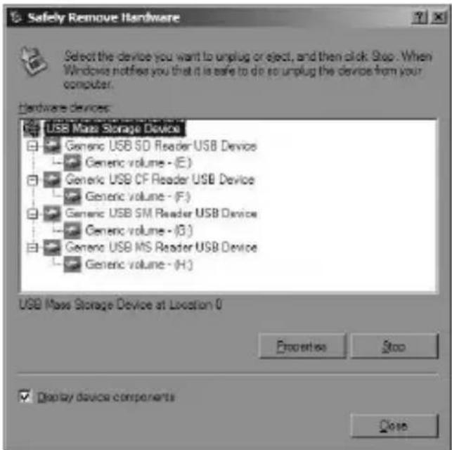 StarTech.com FCREADHC - Retrait de carte mémoire du lecteur (windows) - 1