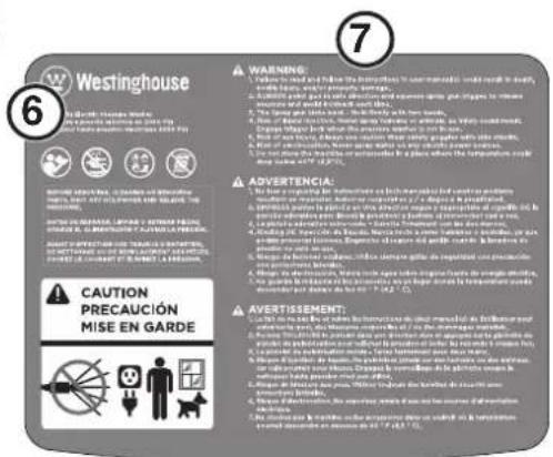 WESTINGHOUSE ePX3500 - Avertissement - 3