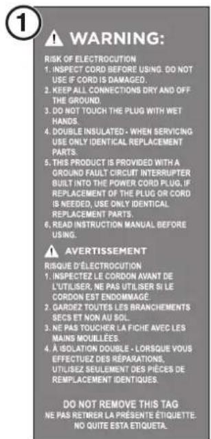 WESTINGHOUSE ePX3500 - Avertissement - 1
