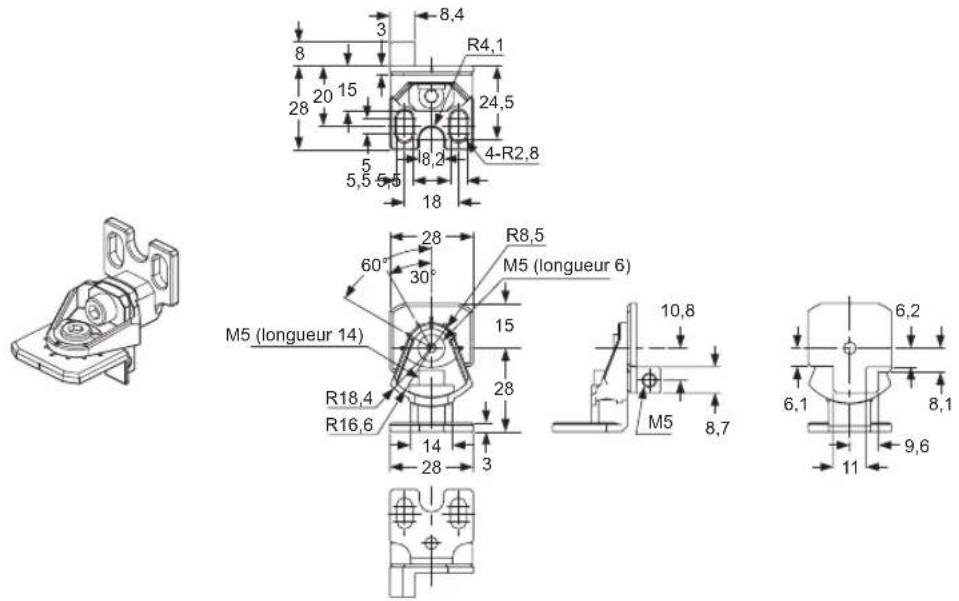 PANASONIC SF4B - Étrier de montage standard (MS-SFB-1) - 1