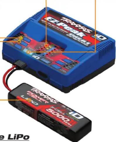 Traxxas EZPeak Dual - Charger les piles lipo avec identifiant (id) de traxxas - 8