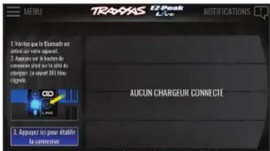 Traxxas EZPeak Live Dual - Connecter l'application au chargeur - 1