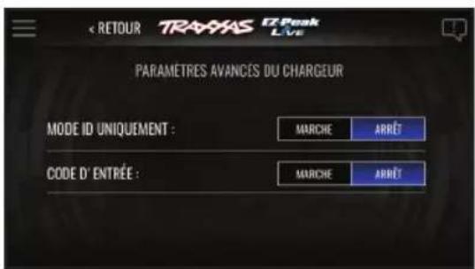Traxxas EZPeak Live Dual - Verrouillage de sécurité fonctionnant uniquement avec un identifiant (id) - 11