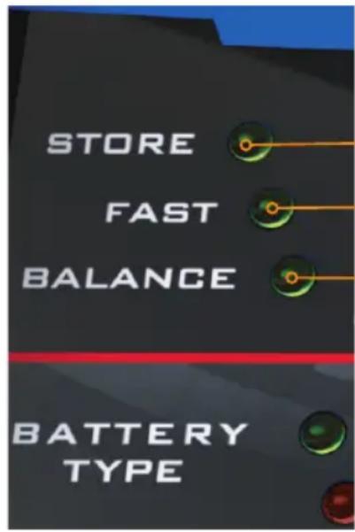 Traxxas EZPeak Live Dual - Sélectionnez le mode de charge lipo - 1
