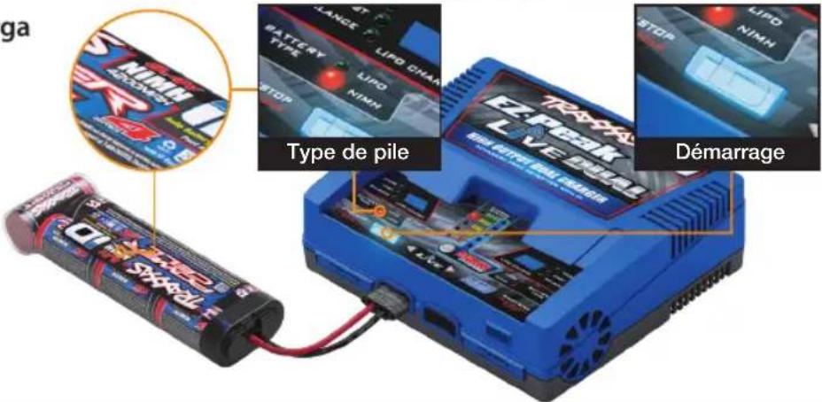 Traxxas EZPeak Live Dual - Charger les piles nimh avec identifiant (id) de traxxas - 2