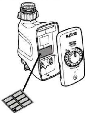 HOZELOCK Select Controller 2220 - ADESIVO DI SELEZIONE DEI PROGRAMMI - 1