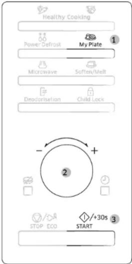 SAMSUNG MS28B303TAK - Verwenden der Meine Gerichte-Funktionen - 1