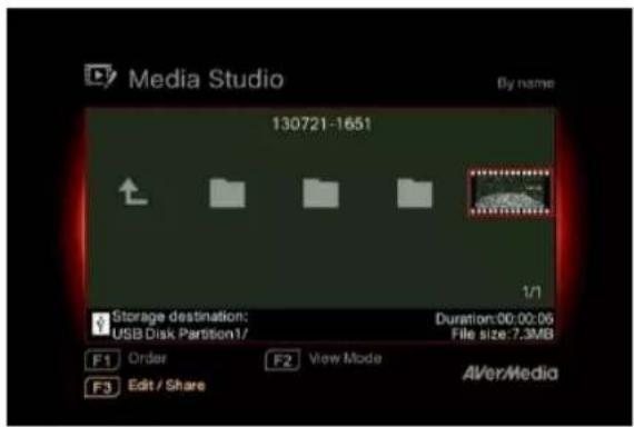 AVERMEDIA Live Gamer Extreme 2 GC551 - Aufnahmen/Schnappschüsse (Media Studio) - 2