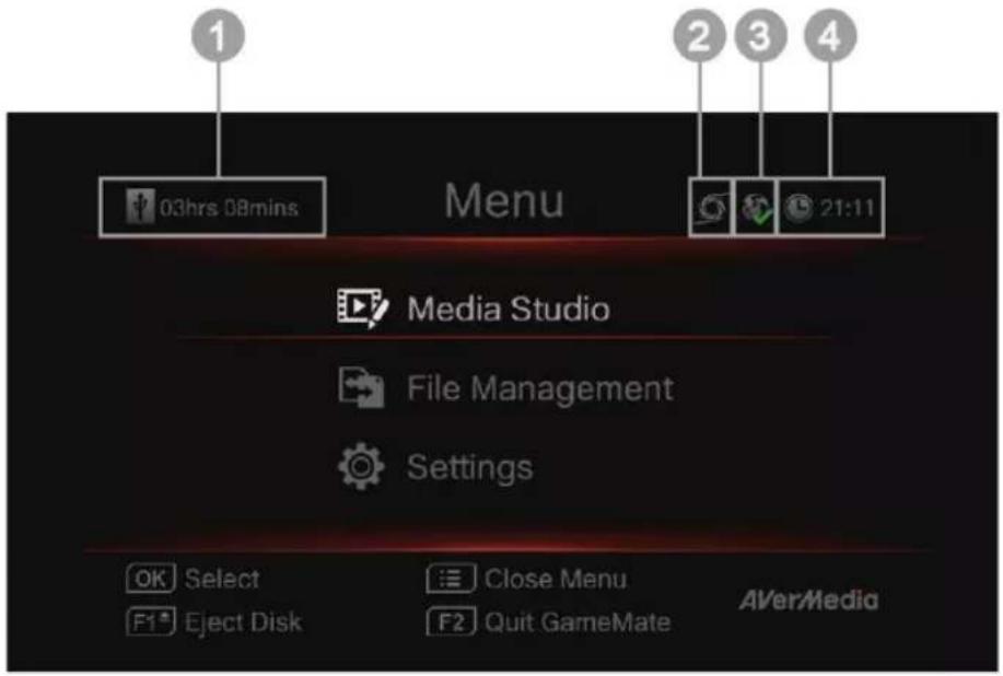 AVERMEDIA Live Gamer Extreme 2 GC551 - Capí tulo 5. Menú OSD - 1