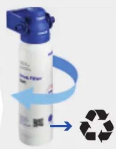 BLANCO EvolS Pro - Sostituzione della cartuccia del fi ltro - 3