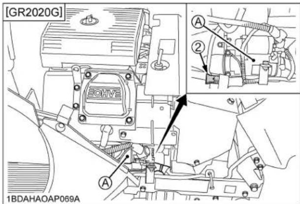 KUBOTA GR2020G - Remplacement des fusibles - 2