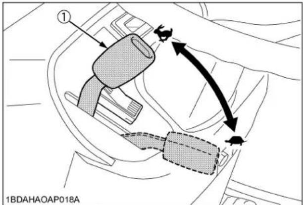 KUBOTA GR2020G - Lever d'accélérateur - 1