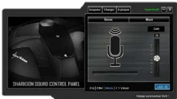 Sharkoon XRest 7.1 - Microphone - 1