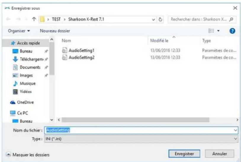 Sharkoon XRest 7.1 - Enregistrer, ouvrir, à propos - 1