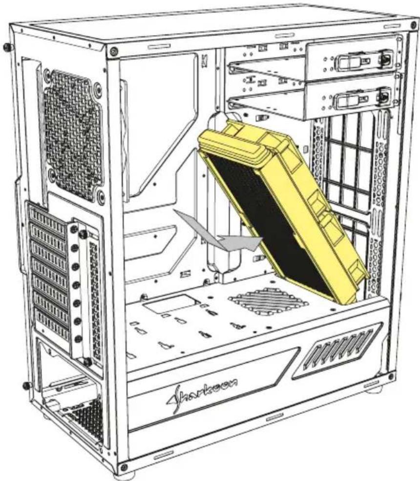 Sharkoon S25 - mm Radiator Installation - 1