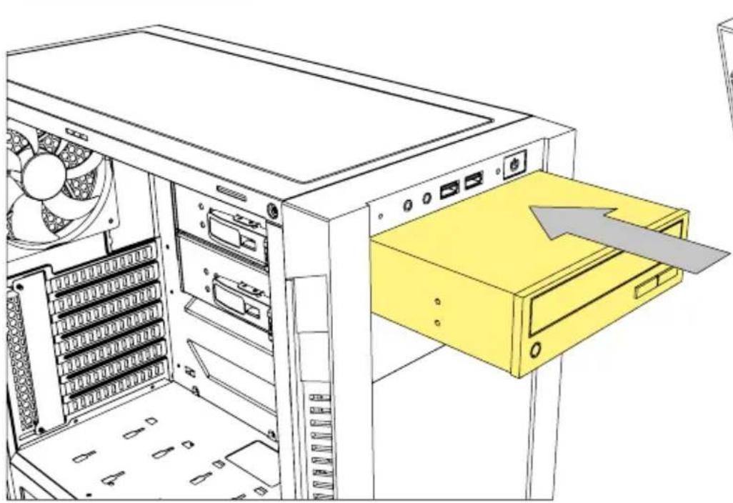 Sharkoon S25 - 5.25" Device Installation - 1