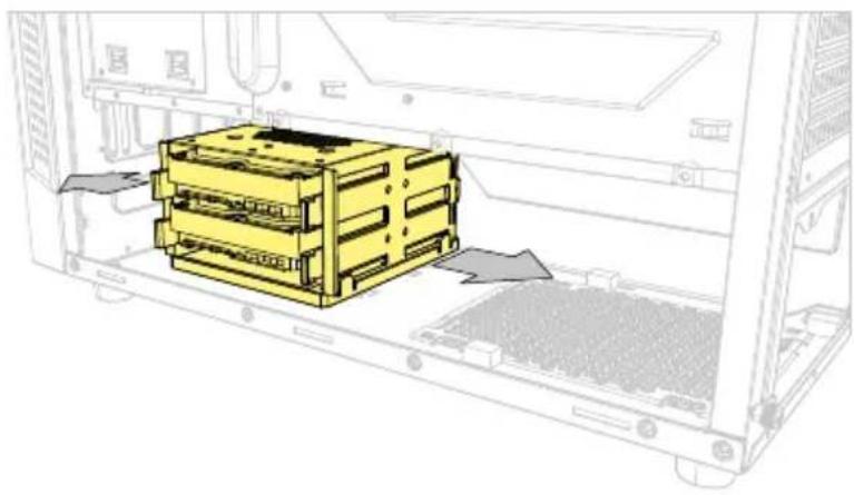 Sharkoon S25 - Extra Space for Power Supply Installation - 4