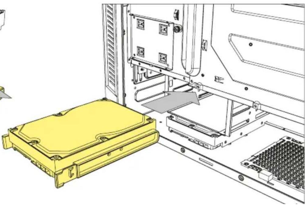 Sharkoon S25 - 3.5" HDD Installation - 5