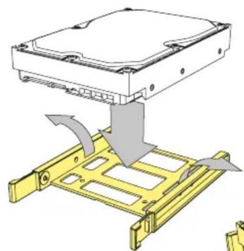Sharkoon S25 - 3.5" HDD Installation - 4