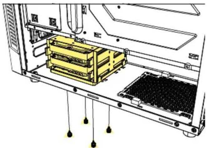 Sharkoon S25 - Extra Space for Power Supply Installation - 3