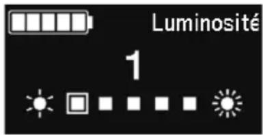 SHIMANO SCEM800 - Réglage de la luminosité de l'écran [luminosité] - 1