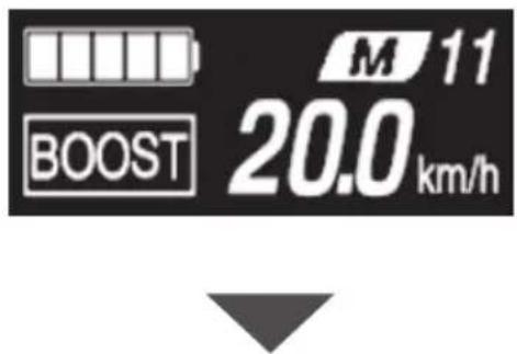 SHIMANO SCE7000 - Changement de l'affichage des données relatives à la promenade (SC-E7000) - 2