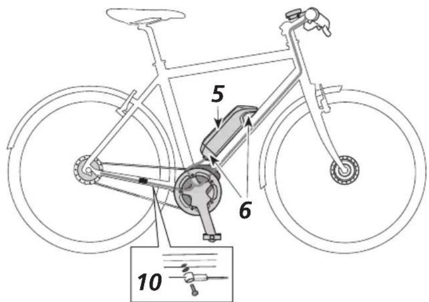 SHIMANO DUE6010 - Noms des pièces - 3