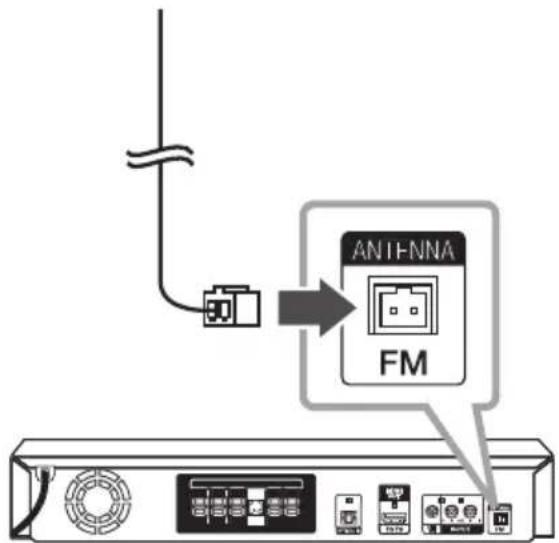 LG LHD627B - Raccordement de l'antenne - 1