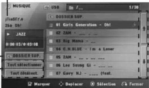 MUSIQUE JiaSIFra 25p. Oh! JAZZ 0:00:03/03:08 DOSSIER SUP. Tout sélectionner Tout désélect. DOSSIER SUP. 01 Girls Generation - Oh! 02 2AM - _ 03 Big Mama - _ 04 C.N BLUE - I'm a Lener 05 2AM - _ 06 Lee Seung Gi - _ 07 Gavy NJ - _ (feat. Marquer Deplacer Sélection Fermer