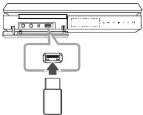 LG LHD675BG - Connexion USB - 1