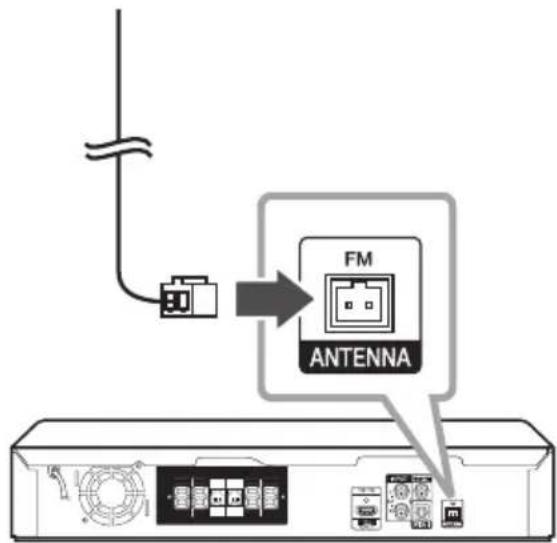 LG LHD675BG - Raccordement de l'antenne - 1