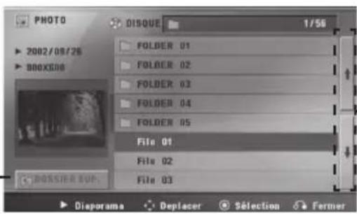 PHOTO DISQUE 1/56 FOLDER 01 FOLDER 02 FOLDER 03 FOLDER 04 FOLDER 05 File 01 File 02 File 03 DOSSIER SUP. Diaporama Deplacer Sélection Fermer