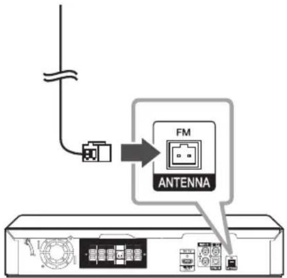LG LHD647B - Raccordement de l'antenne - 1