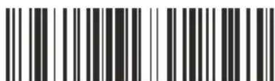 Barcode image containing machine-readable data with vertical lines and dots