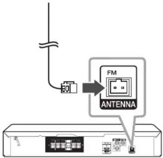 LG LHD457B - Raccordement de l'antenne - 1
