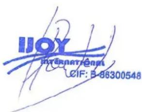i-Joy Amity - DÉCLARATION DE CONFORMITÉ Directive R & TTE N° TCF-12091803 - 2