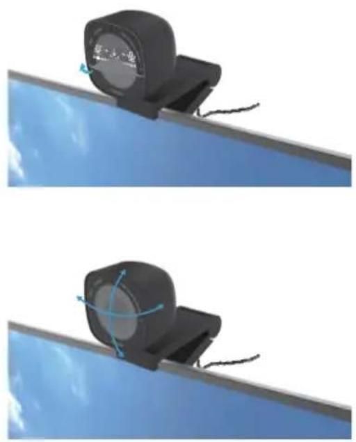 DELL WB3023 - Installation de votre webcam sur un moniteur - 4