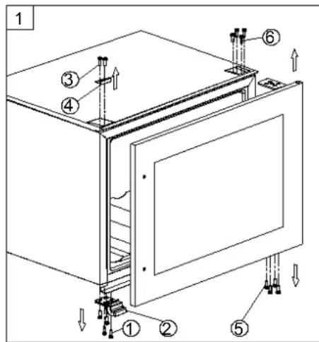 LE CHAI LB 720V - ÄNDERUNG DER TÜRÖFFNUNGSRICHTUNG - 1