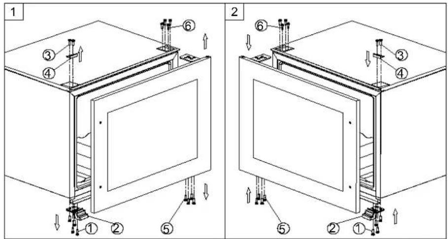 LE CHAI LBN720V - VERANDERING VAN DE OPENINGSRICHTING VAN DE DEUR - 1