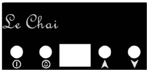 LE CHAI LMN 70 - Adjusting the temperature - 1