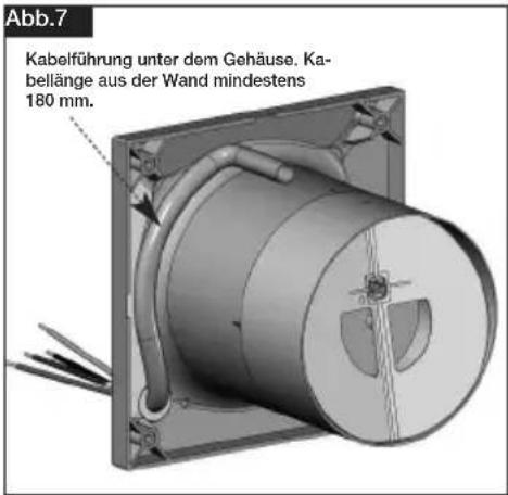 Helios DN100 - Kabelaustritt aus der Wand: - 2