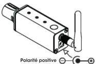 Exalux Connect TX100N - Alimentation par le connecteur dcjack - 1