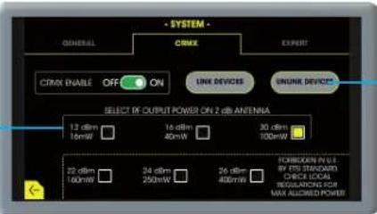 Exalux Control Touch - Provides advanced control of the CONTROL TOUCH's settings, including : display brightness, CRMX control, memory import/export, reset, ... - 2