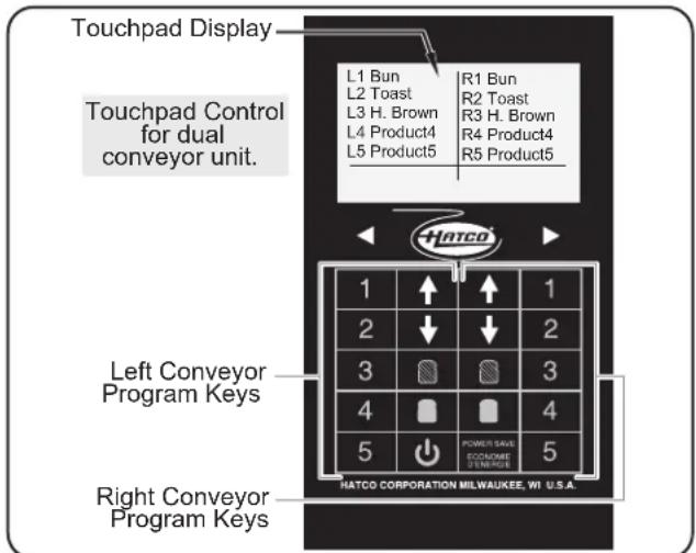 Hatco Intelligent ToastQwik ITQ8751C - Touchpad Display - 1