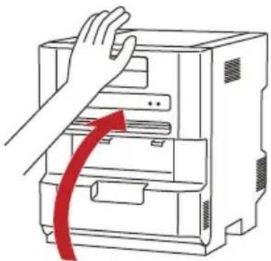 HITI M610 - Carregando a Fita Carregando Caixa de Resíduos - 2
