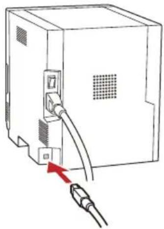 HITI M610 - Conexión del cable de alimentación - 2
