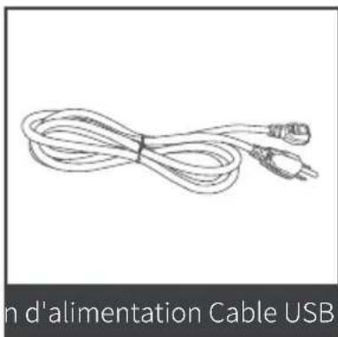 n d'alimentation Cable USB
