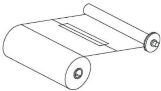 HITI M610 - Ruban encreur accroché - 1