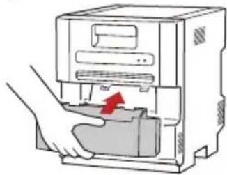 HITI M610 - Die Abschnittbox einsetzen - 1
